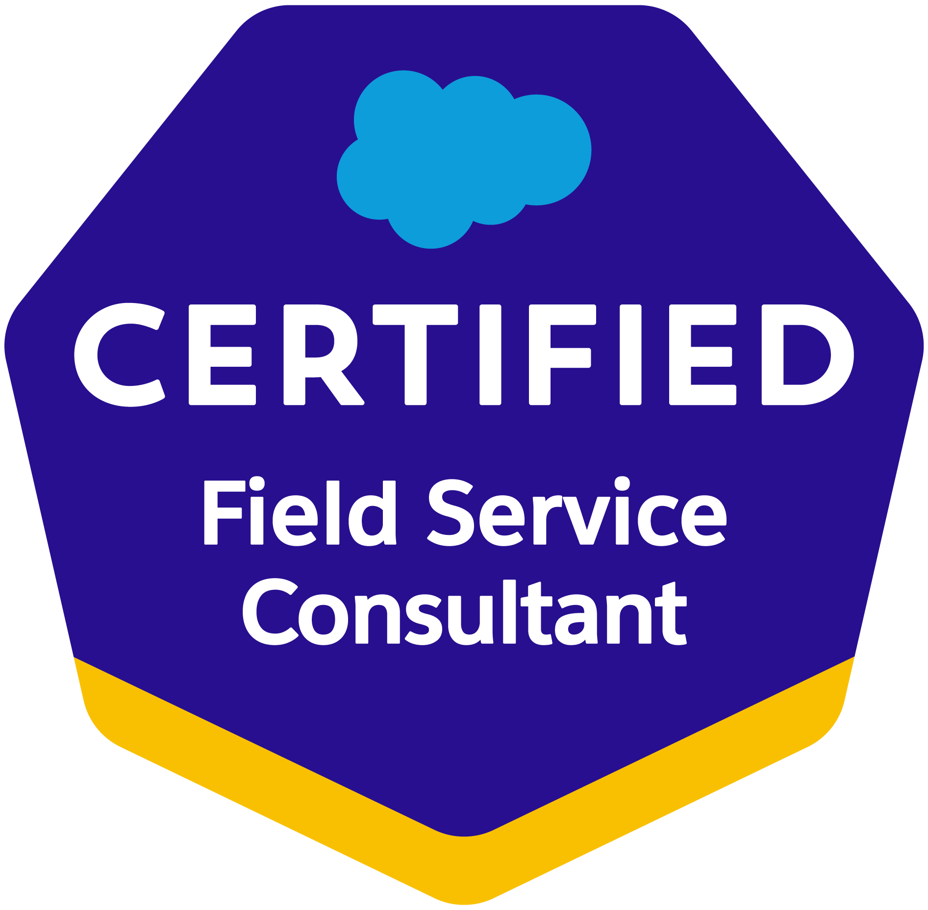 Insignia de la certificación Certified Field Service Consultant